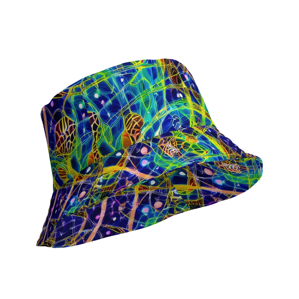 Prismatic Undergrowth on Reversible Bucket Hat — Product details Outside