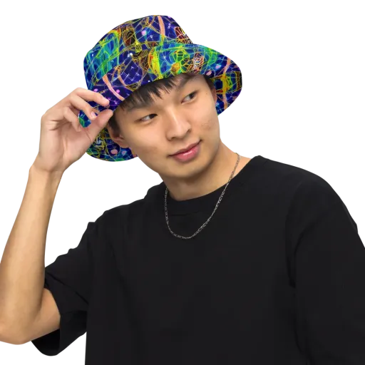 Prismatic Undergrowth on a Reversible Bucket Hat