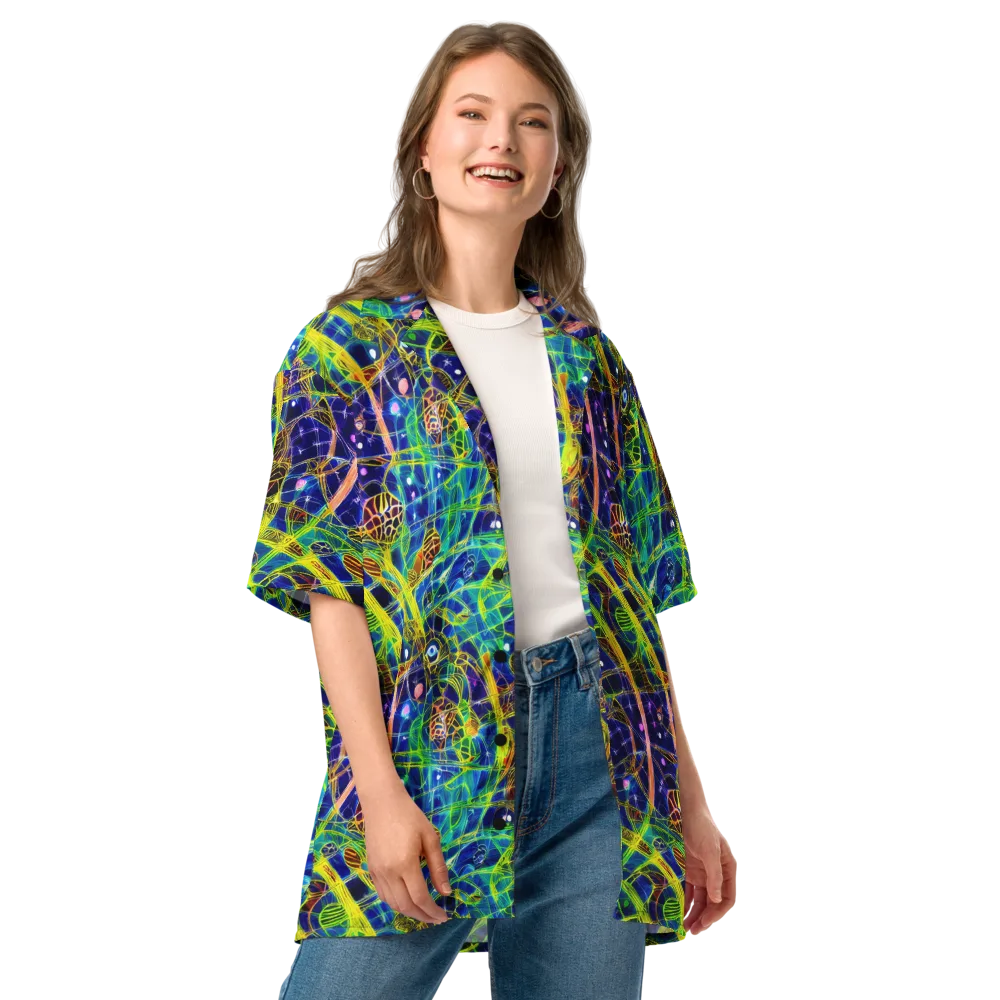 Prismatic Undergrowth on Button Shirt — Front