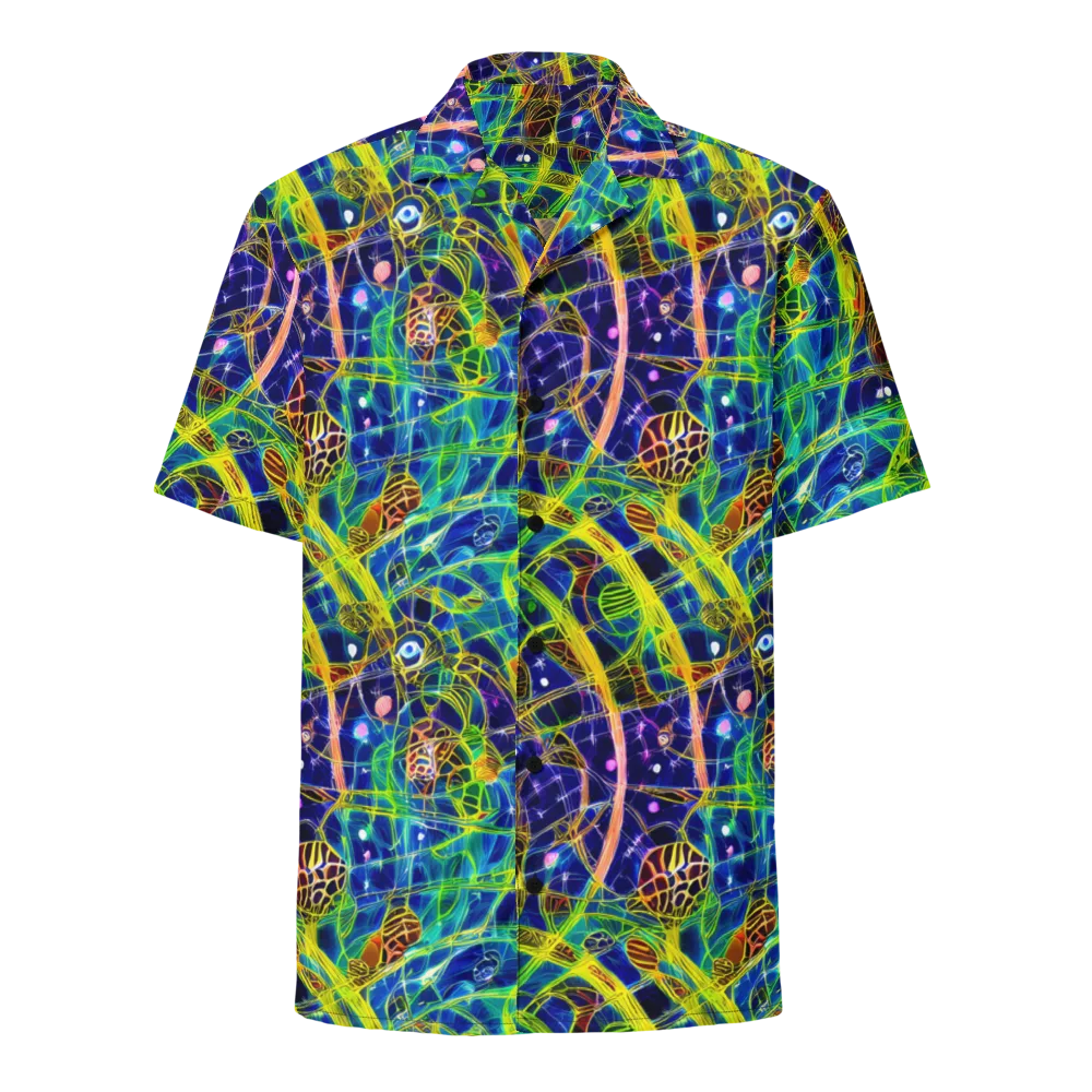 Prismatic Undergrowth on Button Shirt — Front