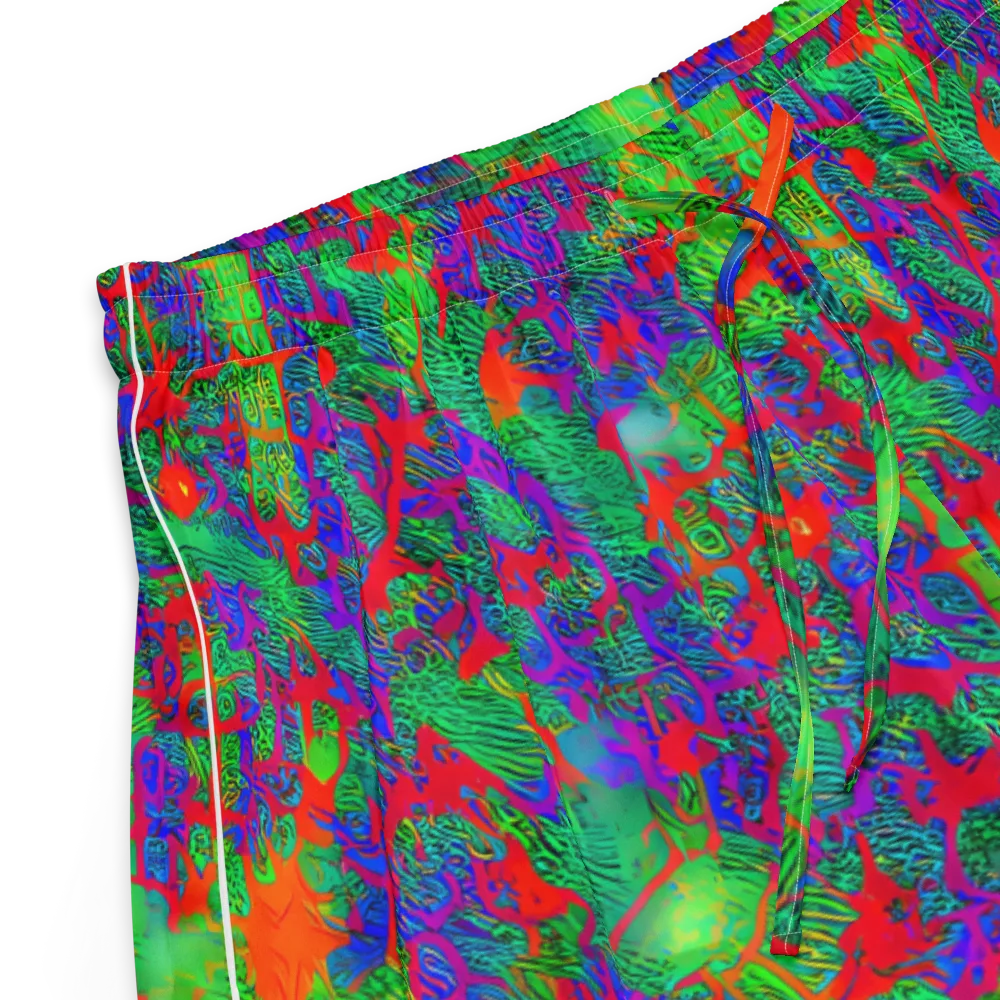 Neon Jungle Static on Women's Pajama Shorts — Product details