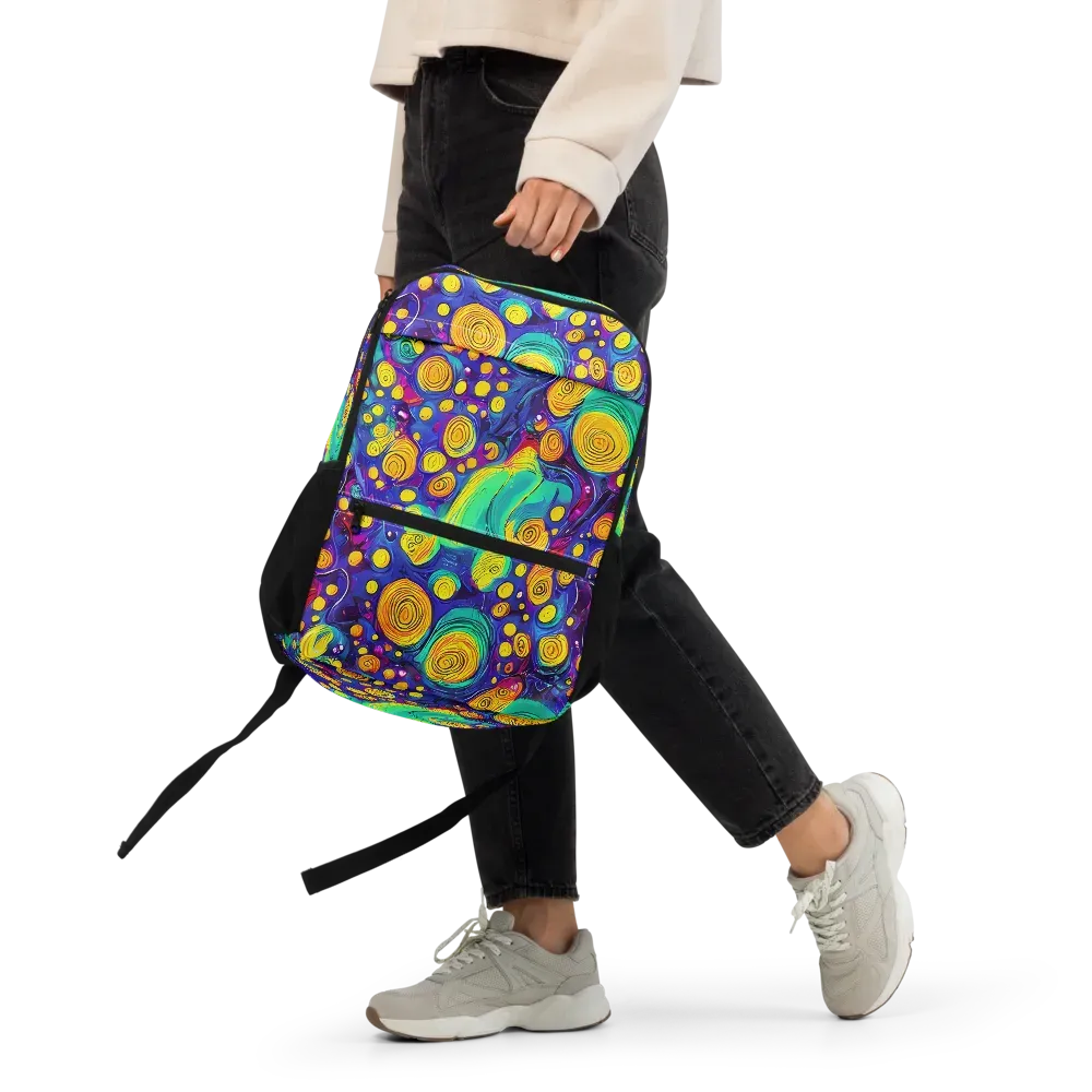 Electric Spiral Garden on Utility Backpack — Front