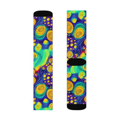 Electric Spiral Garden on a Socks