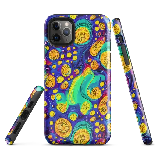 Electric Spiral Garden on a Tough Case for iPhone®