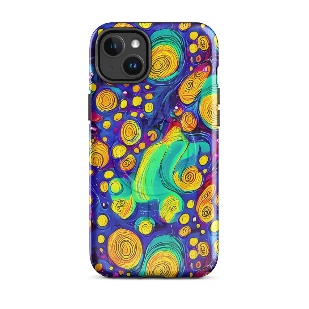 Electric Spiral Garden on MagSafe Tough Case for iPhone® — Front