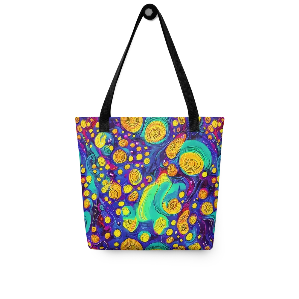 Electric Spiral Garden on Tote Bag — Front