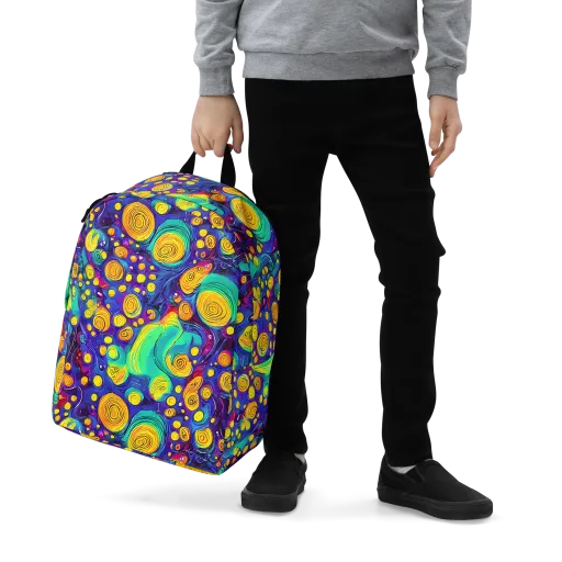 Electric Spiral Garden on a Minimalist Backpack