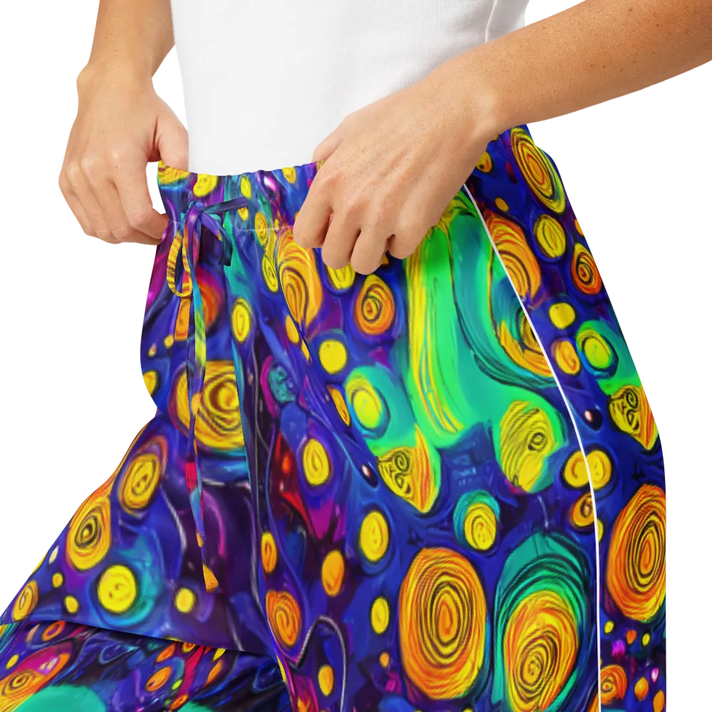 Electric Spiral Garden on Women's Pajama Pants — Product details