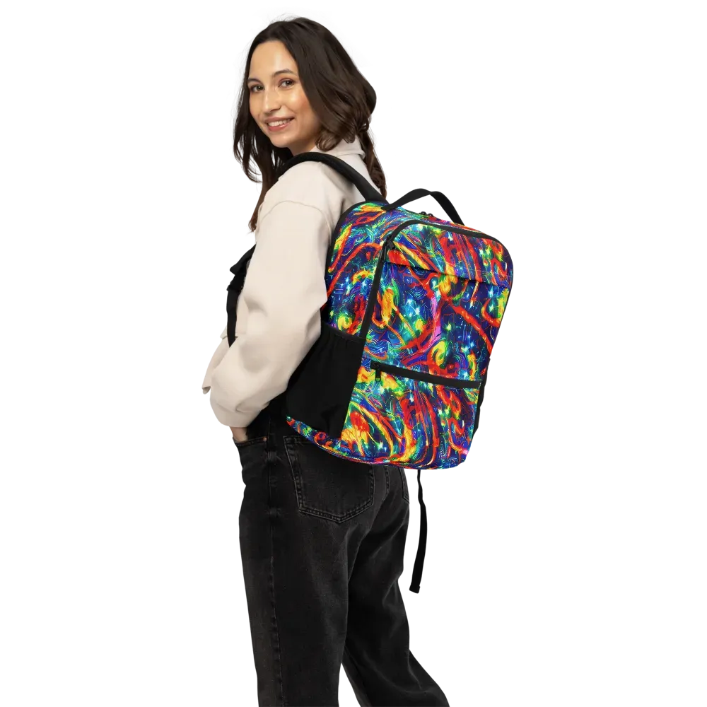 Firedance on Utility Backpack — Back
