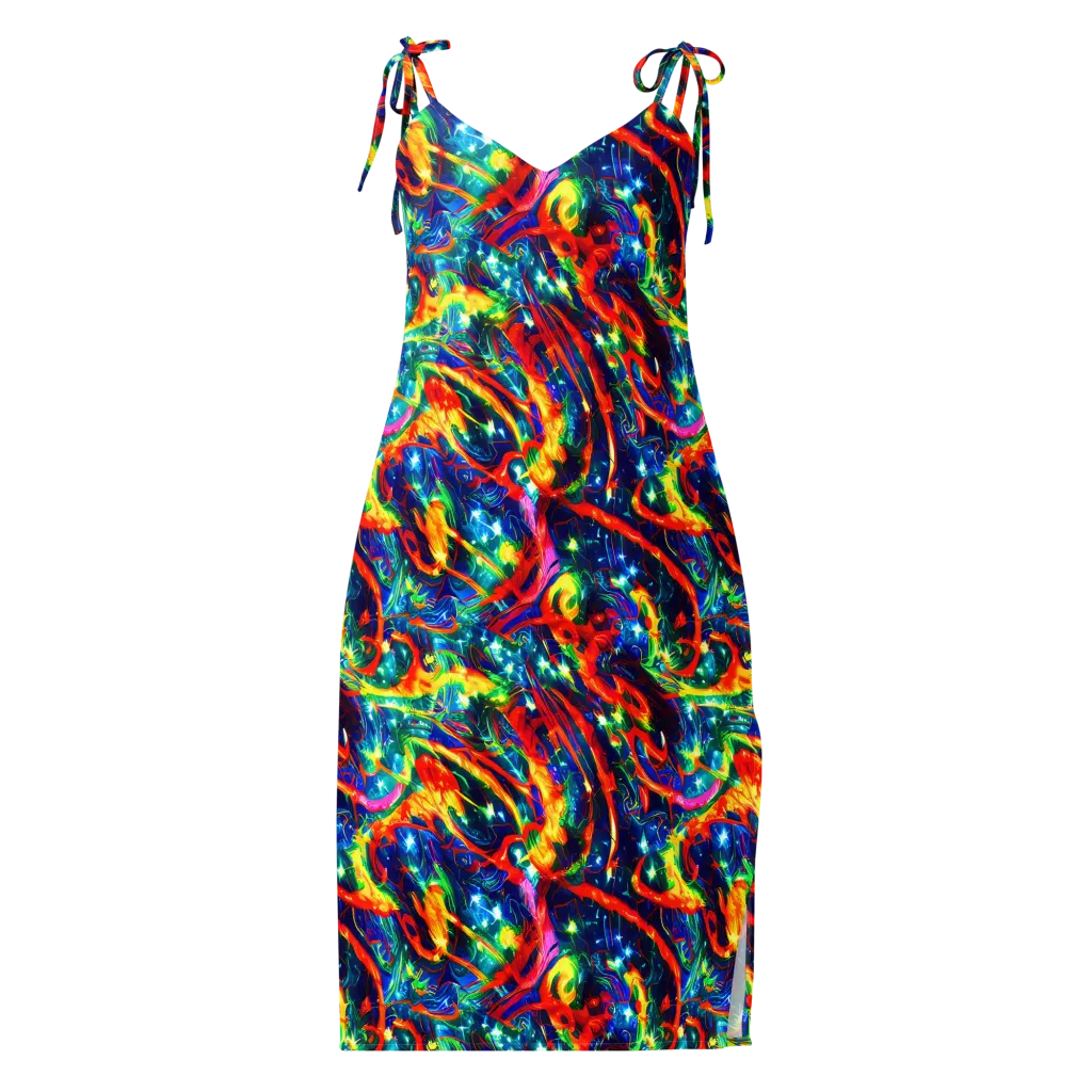 Firedance on Slip Dress — Front