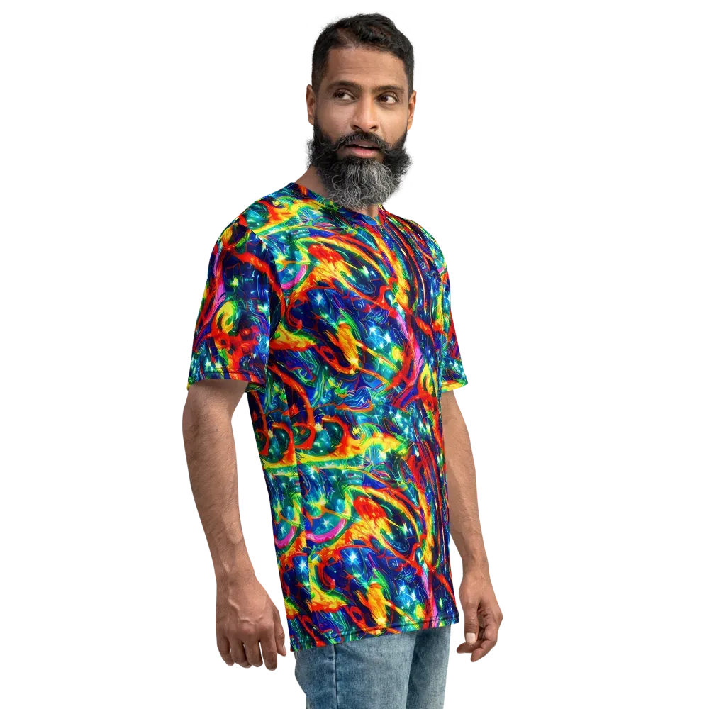 Firedance on Men's Crew Neck T-Shirt — Right
