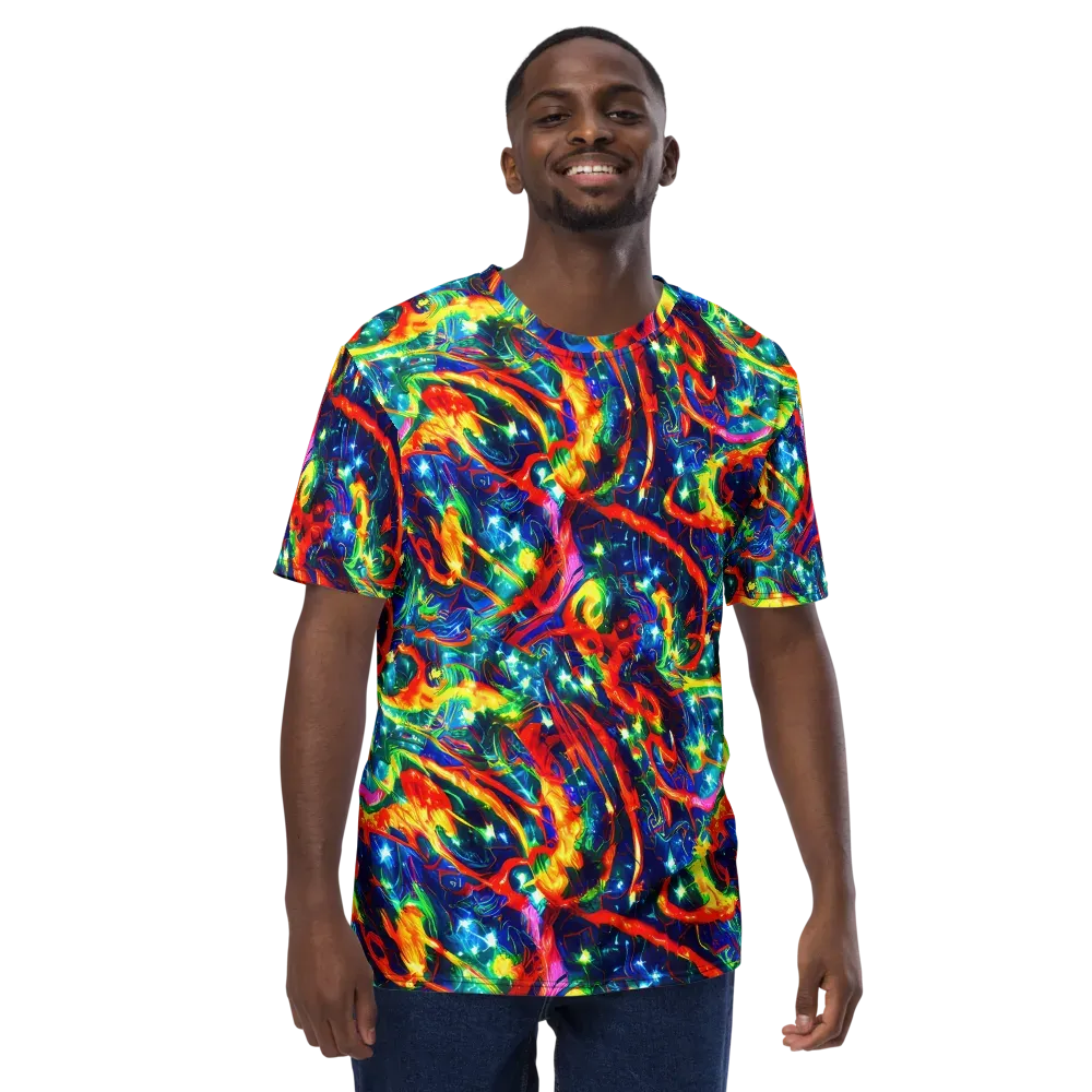 Firedance on Men's Crew Neck T-Shirt — Front