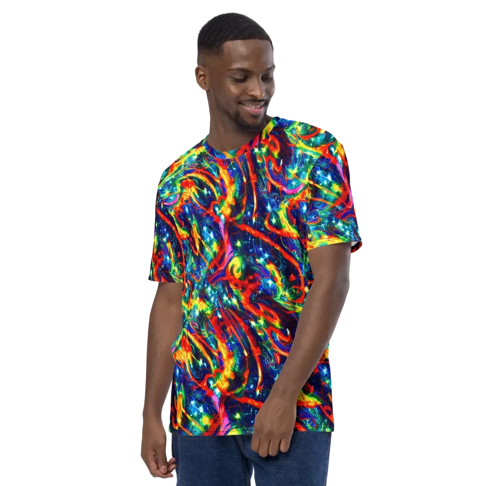 Firedance on Men's Crew Neck T-Shirt — Left