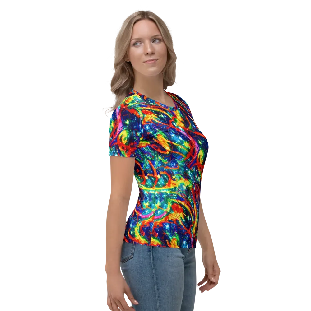 Firedance on Women's Crew Neck T-Shirt — Right