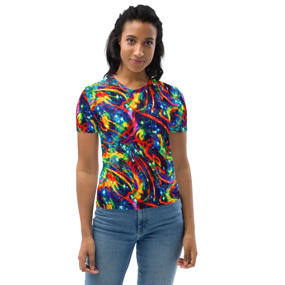 Firedance on Women's Crew Neck T-Shirt — Front
