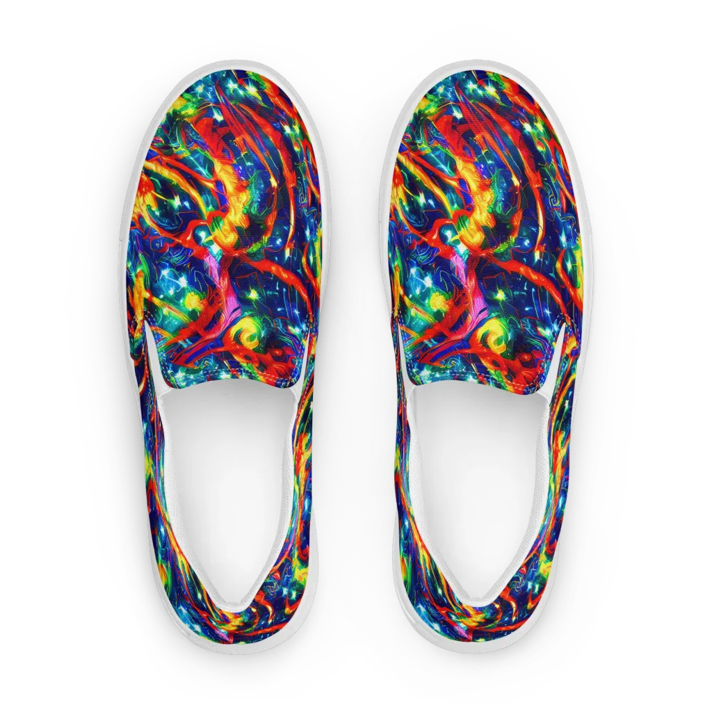 Firedance on Women's Slip-On Canvas Shoes — Front