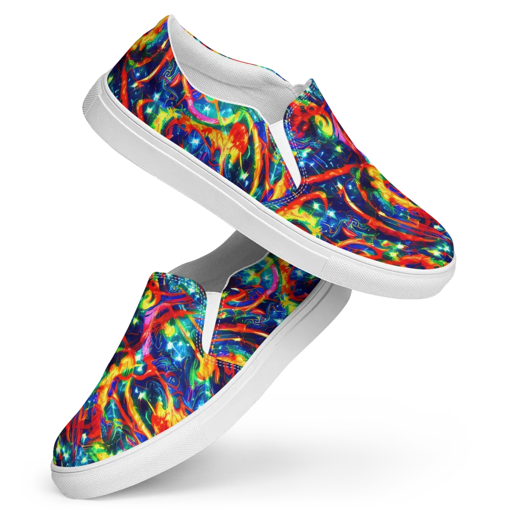Firedance on Women's Slip-On Canvas Shoes — Front