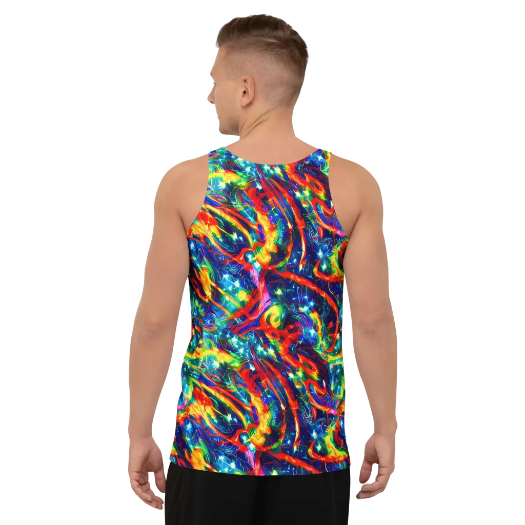 Firedance on Men's Tank Top — Back