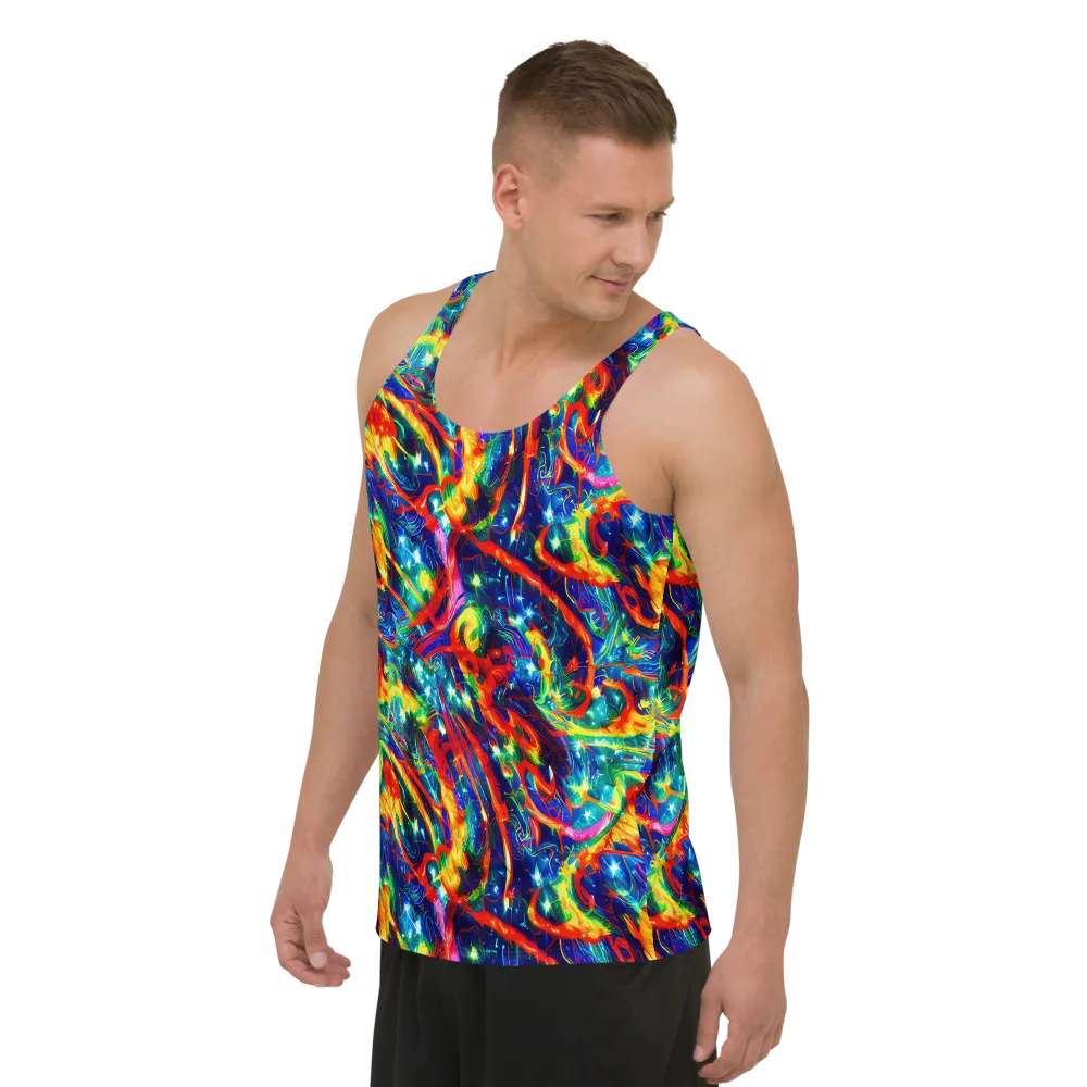 Firedance on Men's Tank Top — Left Front