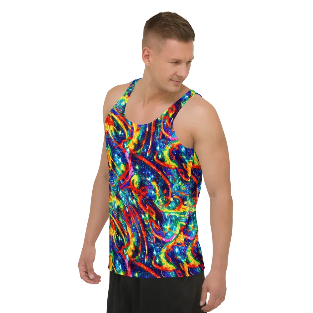 Firedance on Men's Tank Top — Left Front
