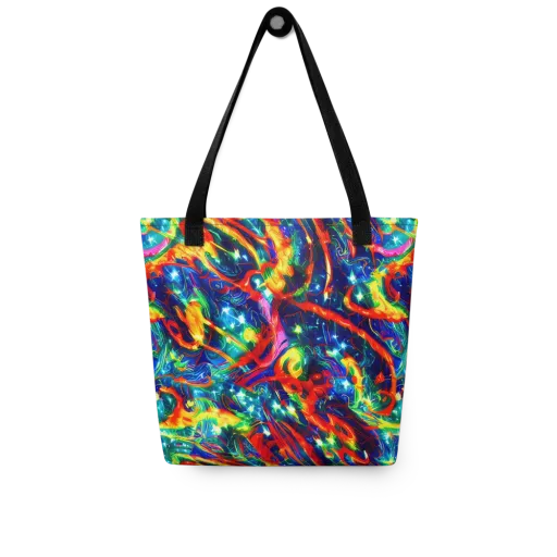 Firedance on a Tote Bag