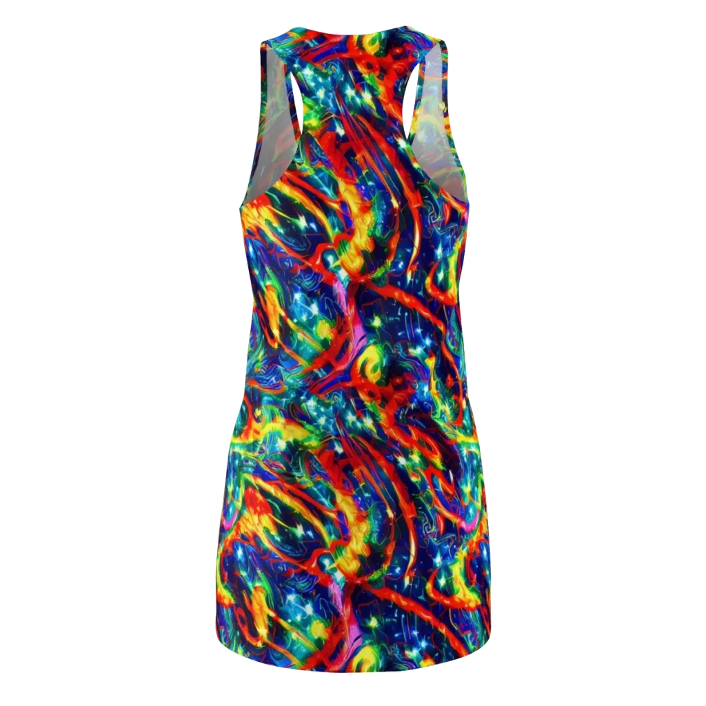 Firedance on Racerback Dress — Back