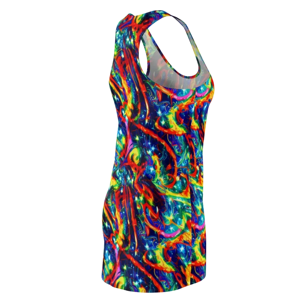 Firedance on Racerback Dress — Back Side