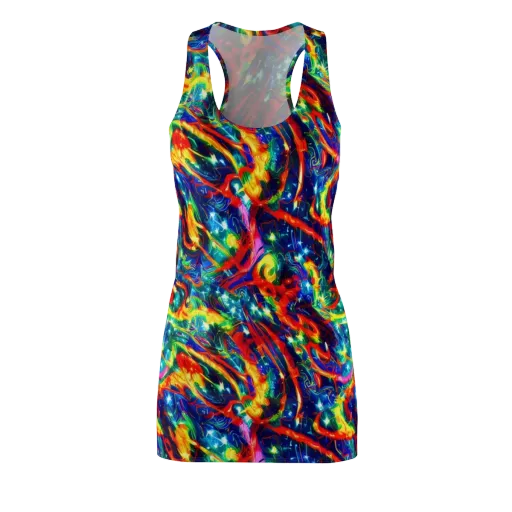 Firedance on a Racerback Dress