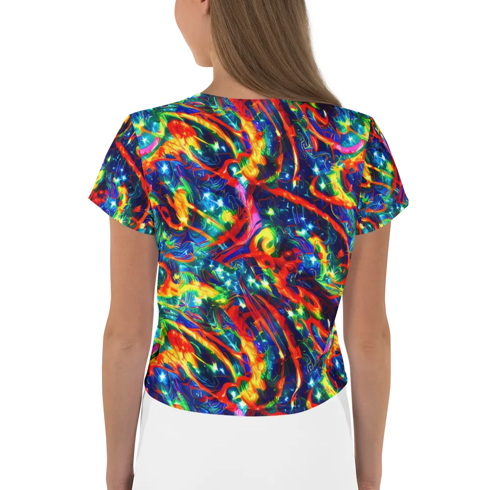 Firedance on Crop Tee — Back