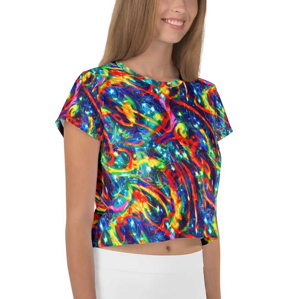 Firedance on Crop Tee — Right