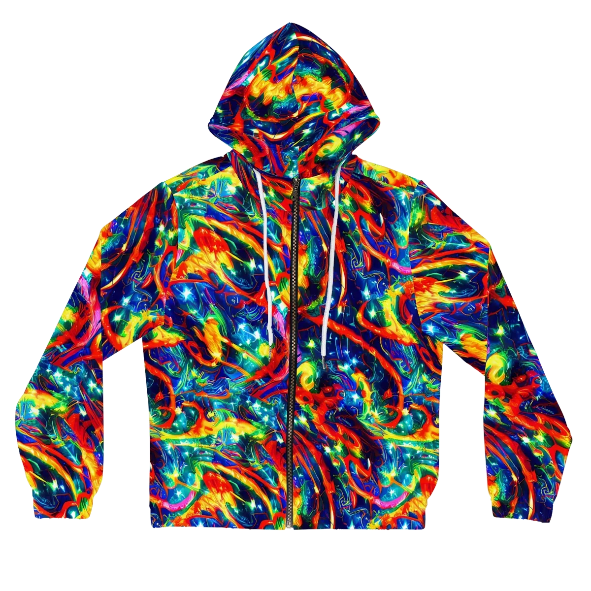 Firedance on Women's Full-Zip Hoodie — Front