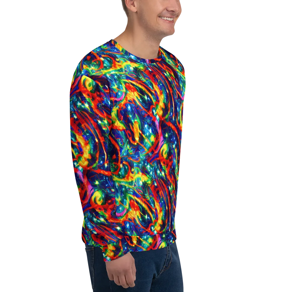 Firedance on Sweatshirt — Right Front