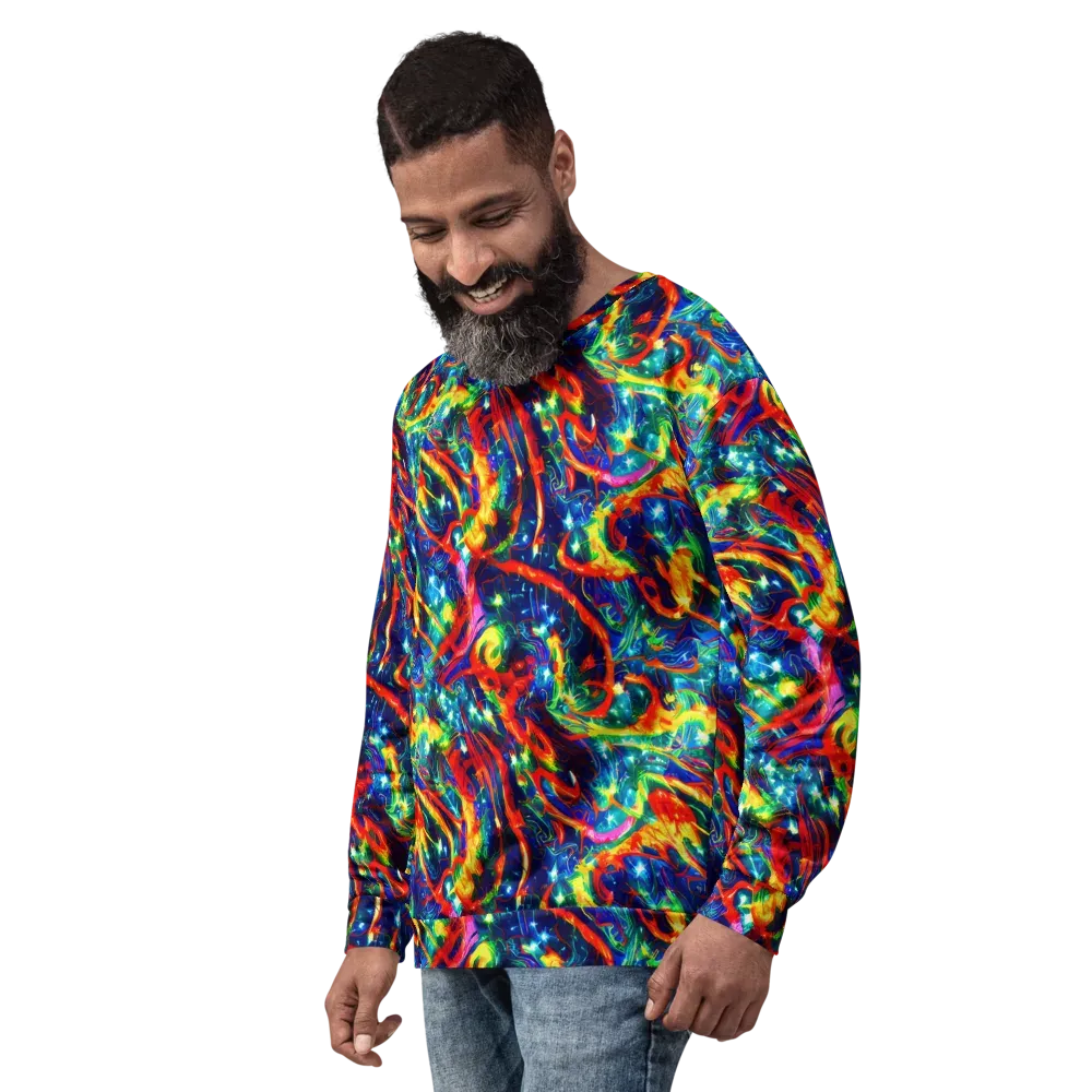 Firedance on Sweatshirt — Left Front