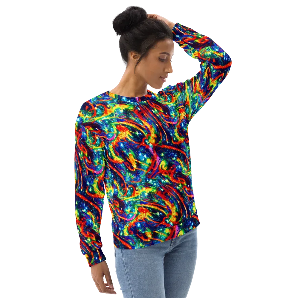 Firedance on Sweatshirt — Right Front