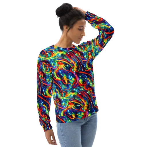 Firedance on a Sweatshirt