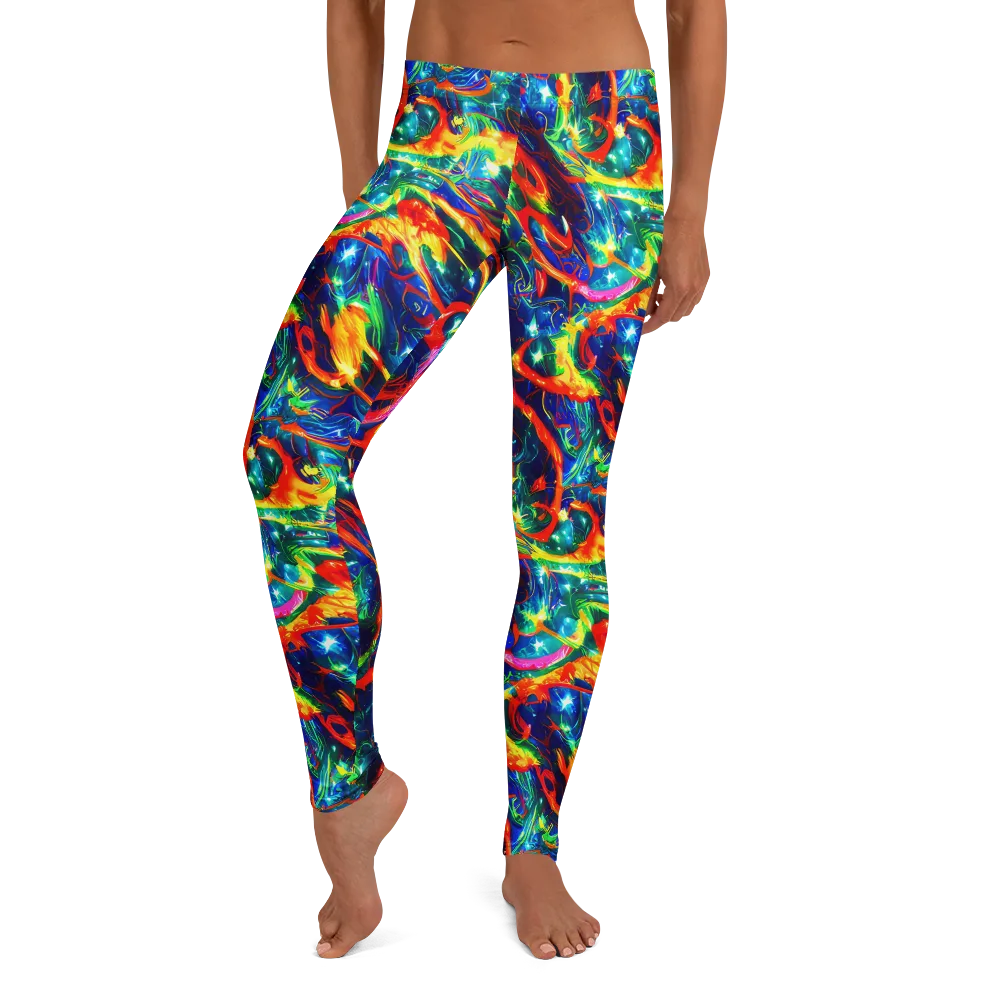Firedance on Leggings — Front