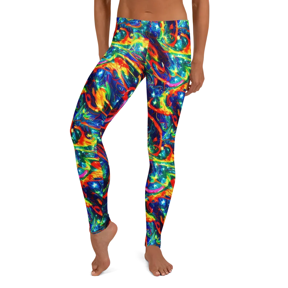Firedance on Leggings — Front