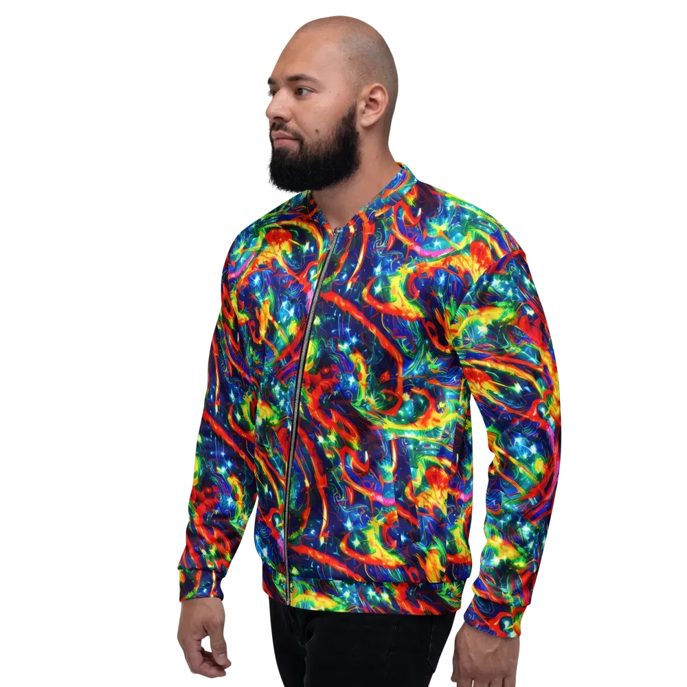 Firedance on Bomber Jacket — Left