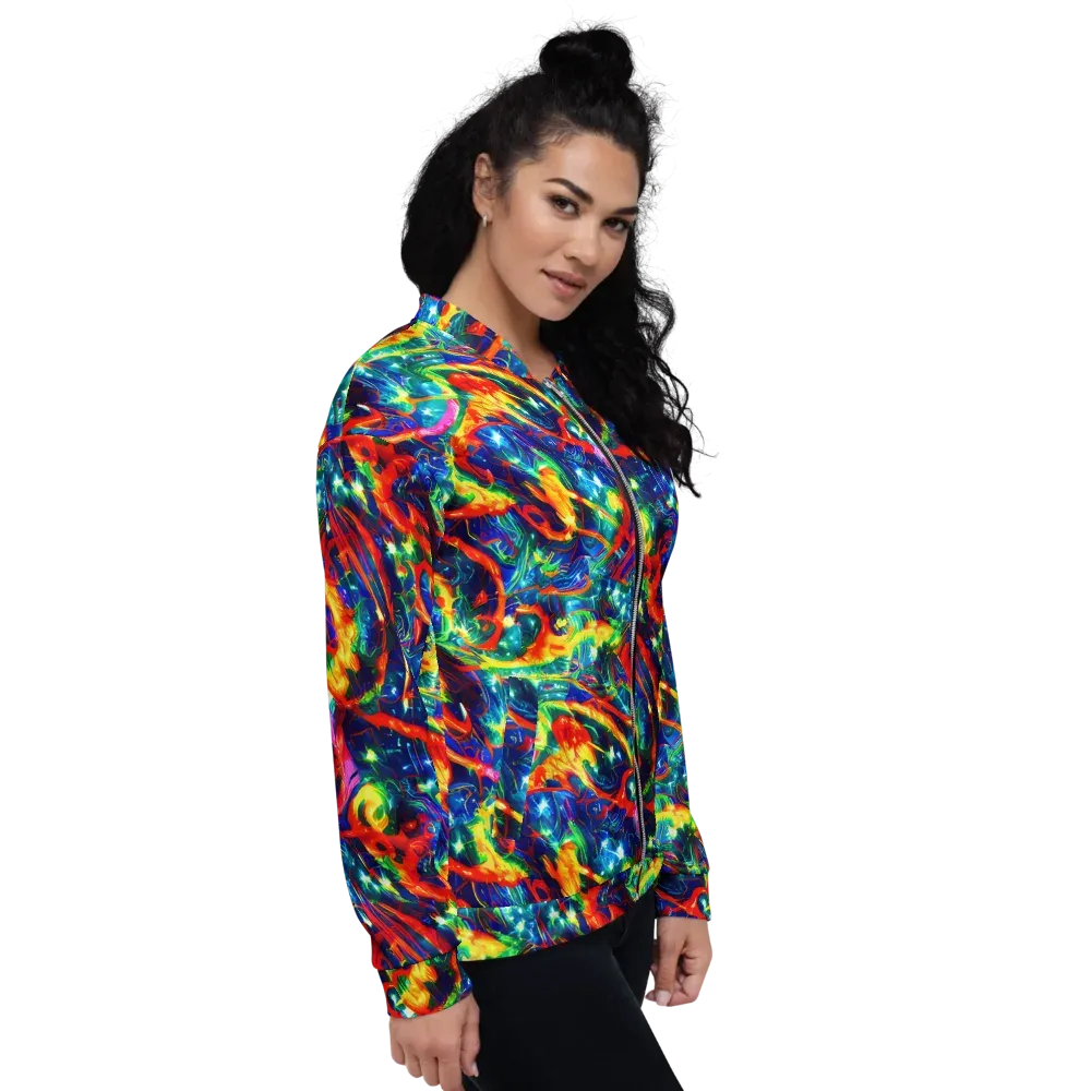 Firedance on Bomber Jacket — Right