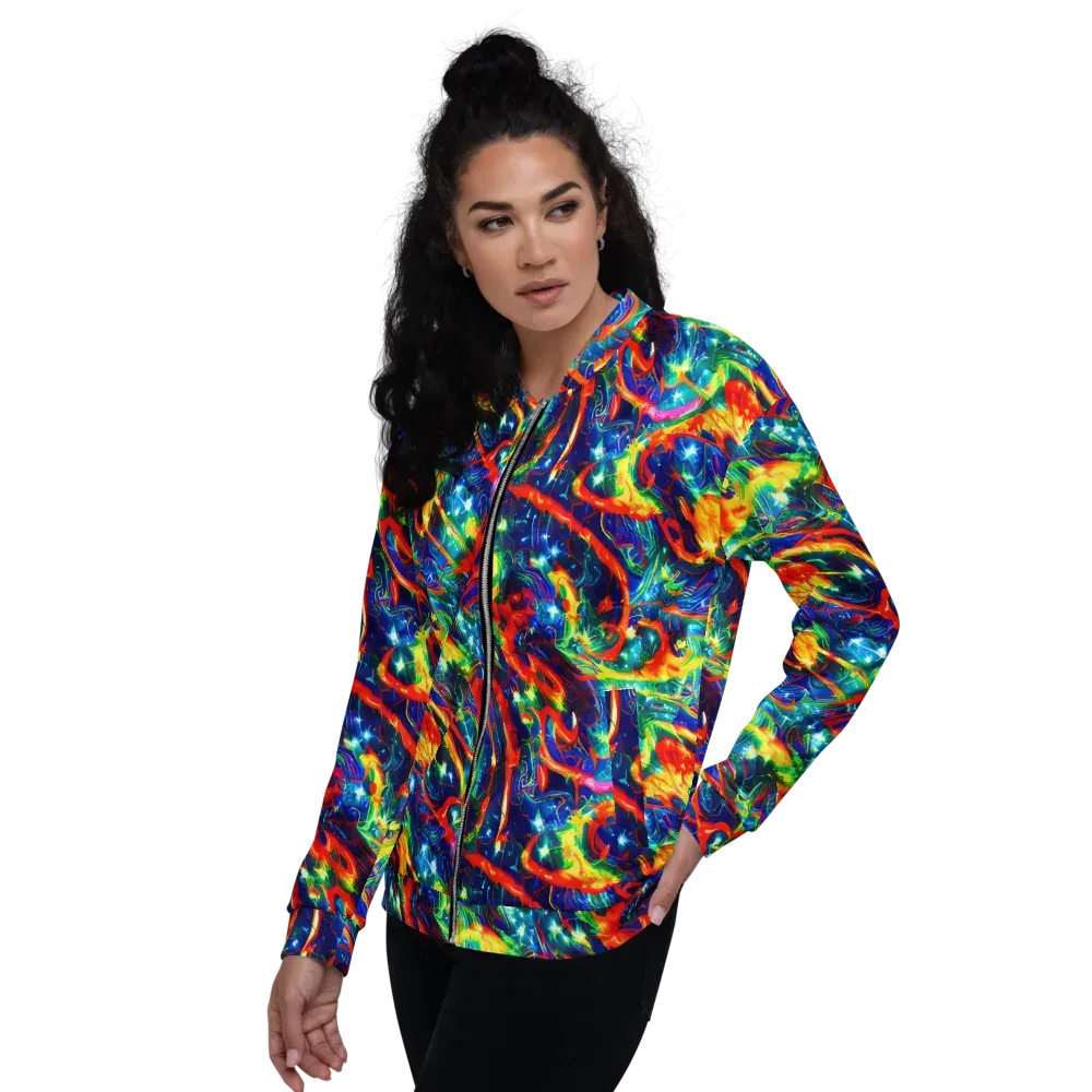 Firedance on Bomber Jacket — Left