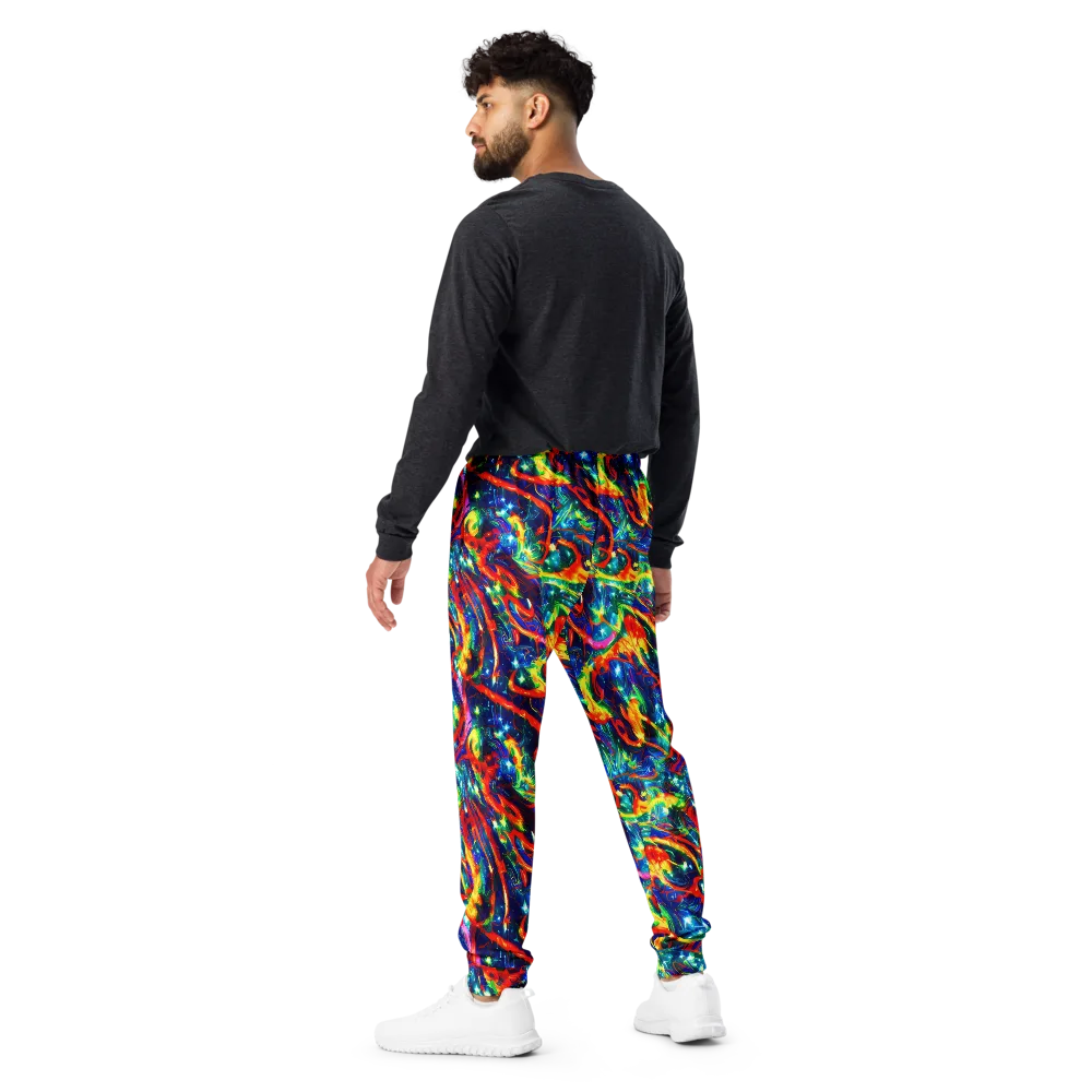 Firedance on Men's Joggers — Back