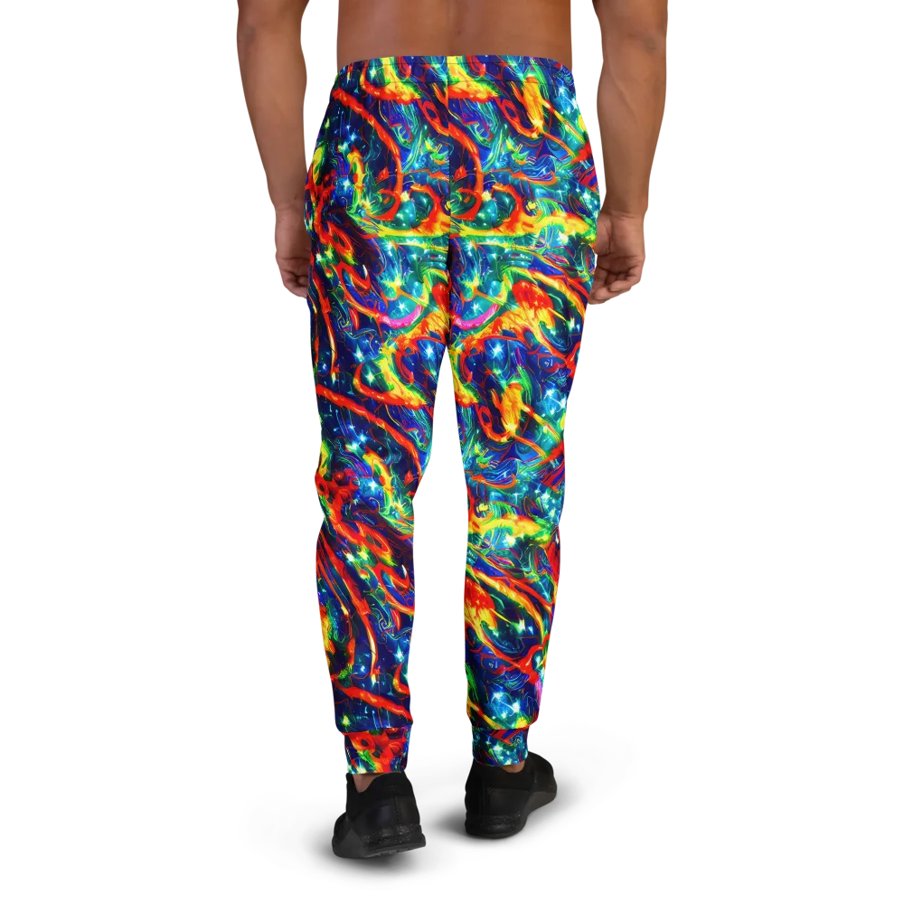 Firedance on Men's Joggers — Back
