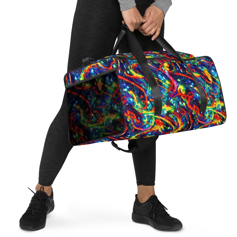 Firedance on Duffle Bag — Right Front