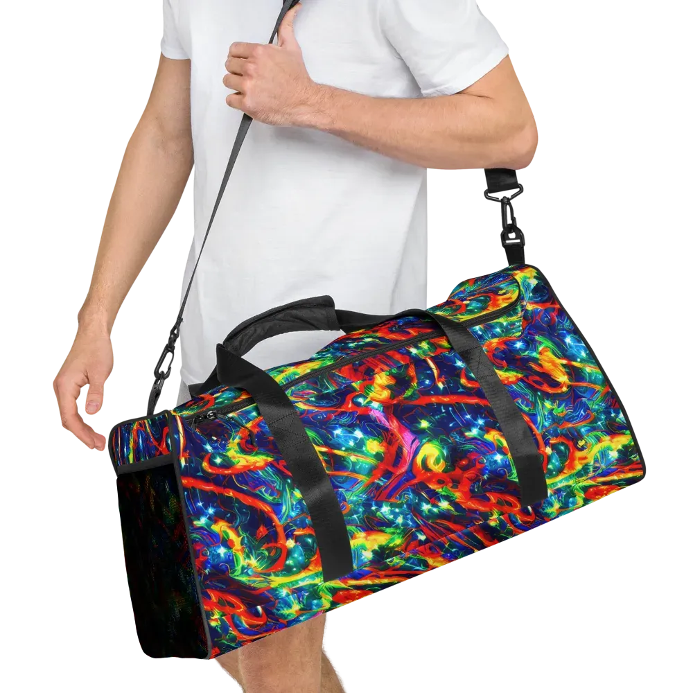 Firedance on Duffle Bag — Right Front