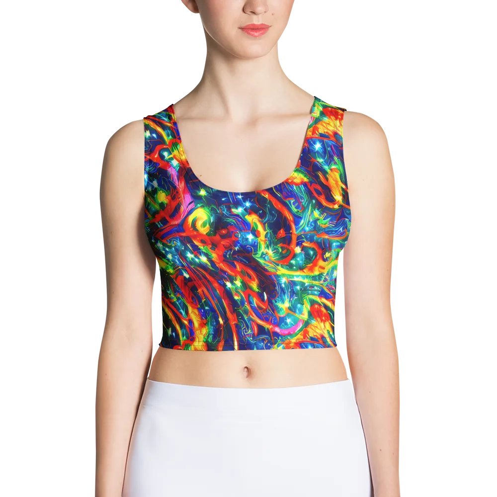 Firedance on Crop Top — Front