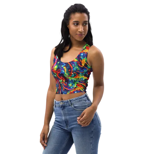 Firedance on a Crop Top