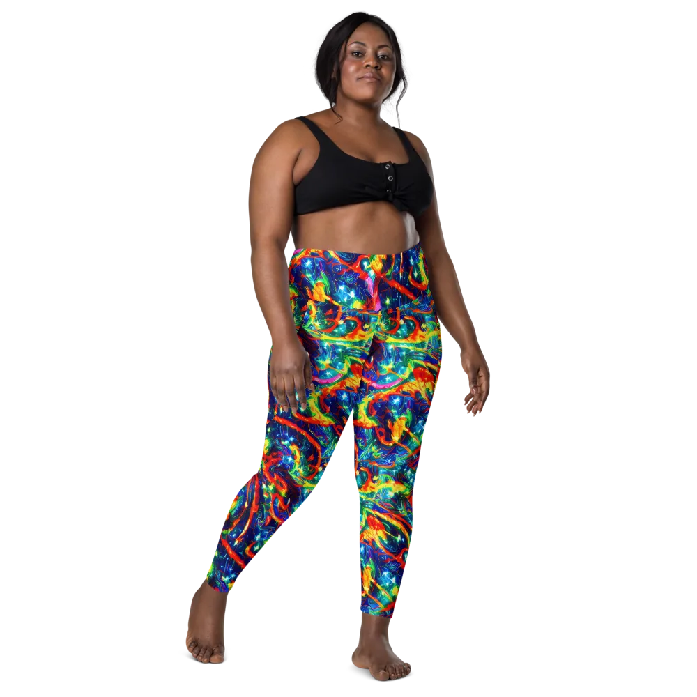 Firedance on Leggings with Pockets — Front