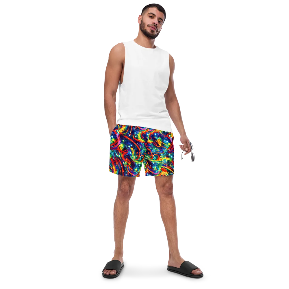Firedance on Swim Trunks — Front