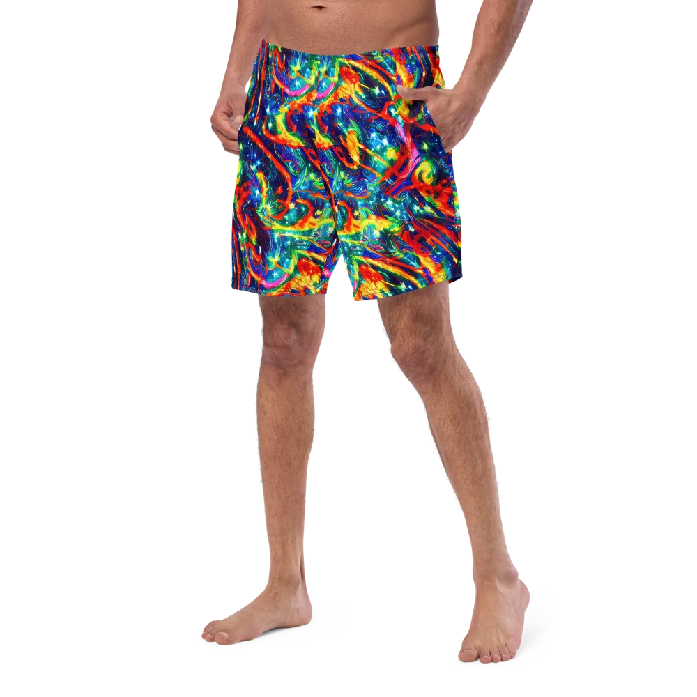 Firedance on Swim Trunks — Left Front