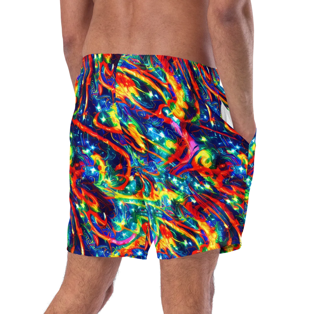 Firedance on Swim Trunks — Right Back